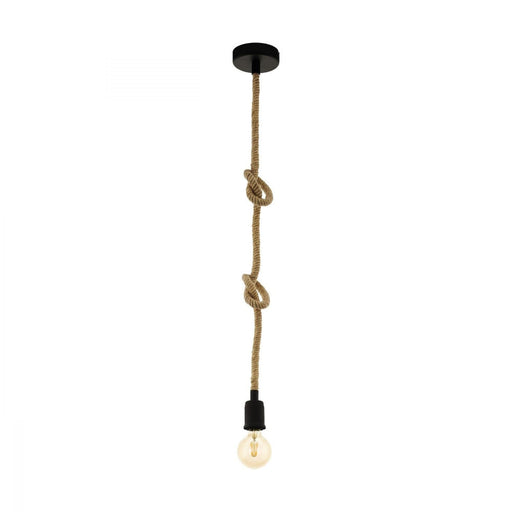 Buy Mini Pendants Australia Rampside 1 Light Pendant Black & Amber 110mm - 43256