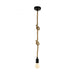 Buy Mini Pendants Australia Rampside 1 Light Pendant Black & Amber 110mm - 43256