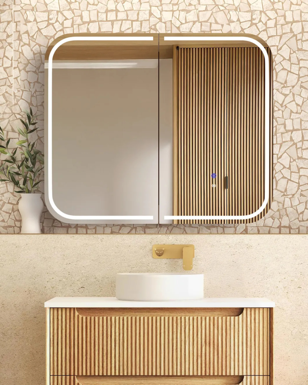 LED Shaving Cabinet