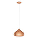 Buy Pendant Lights Australia Hapton 1 Light Pendant Copper 290mm - 49449