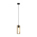 Buy Mini Pendants Australia Littleton 1 Light Pendant Black & Brown 110mm - 49473N