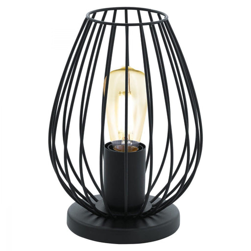 Buy Table Lamps Australia Newtown 1 Light Table Lamp Black 160mm - 49481N