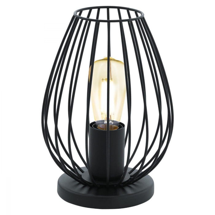 Buy Table Lamps Australia Newtown 1 Light Table Lamp Black 160mm - 49481N