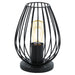 Buy Table Lamps Australia Newtown 1 Light Table Lamp Black 160mm - 49481N
