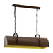 Buy Island Pendant Lights Australia Derrhurst 3 Light Pendant Brown Steel - 49702N