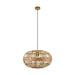 Buy Pendant Lights Australia Amsfield 1 Light Pendant Brown & Brown 380mm - 49771