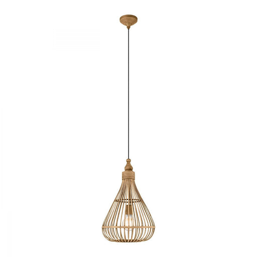 Buy Pendant Lights Australia Amsfield 1 Light Pendant Brown & Brown 350mm - 49772