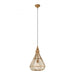Buy Pendant Lights Australia Amsfield 1 Light Pendant Brown & Brown 350mm - 49772