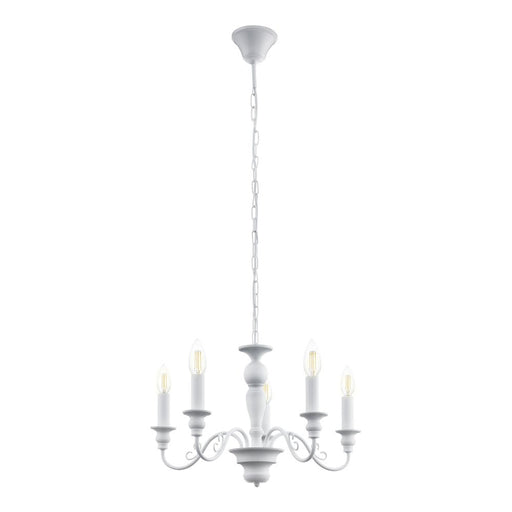 Buy Chandeliers Australia Caposile 5 Light Pendant White - 49851