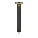 Buy Solar Lights Australia Rica Round Solar Pathway Light With Sensor 12V Black Stainless Steel 3000K - 2118158003