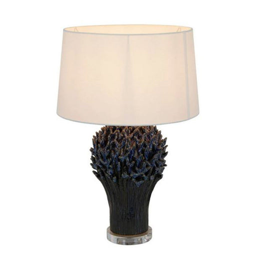 Buy Table Lamps Australia Staghorn Table Lamp Blue Ceramic - ELTIQ103195B