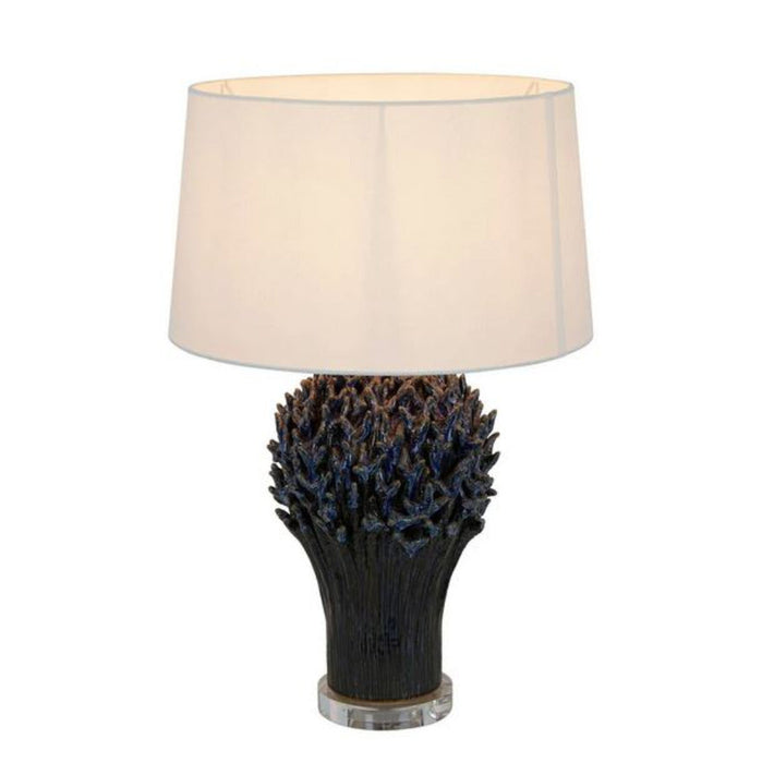Buy Table Lamps Australia Staghorn Table Lamp Blue Ceramic - ELTIQ103195B