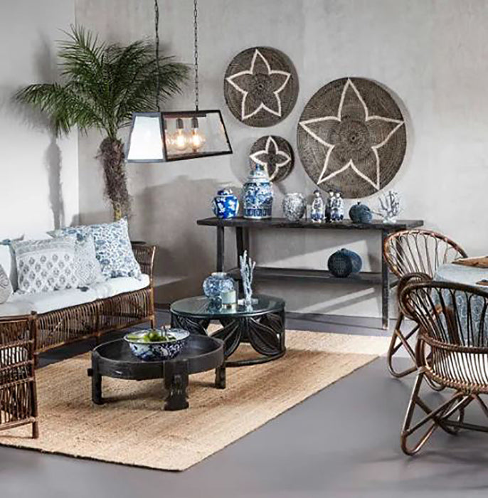 Buy Island Pendant Lights Australia Solane Island Pendant 3 Lights Black Iron / Glass - ELHK2121