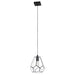 Buy Pendant Lights Australia MARDYKE Pendant Light Black Steel Clear Glass - 43643N