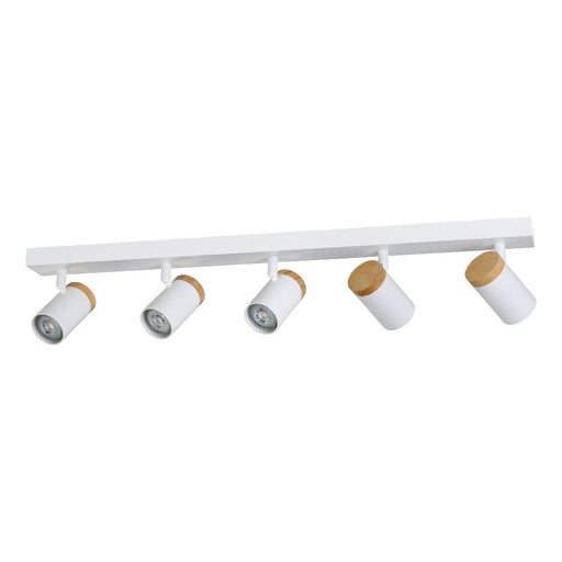 Buy Spotlights Australia CARTAGENA Spot 5 lights White Steel - 206182