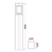 Buy Bollard Lights Australia BOL Bollard Light Grey Aluminium 3000K - BOL2A