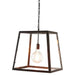 Buy Pendant Lights Australia Theo Pendant Light Black Iron / Glass - ELHK2126M
