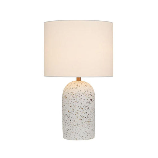 Buy Table Lamps Australia Fevik Table Lamp W240mm White Terrazzo - FEVIK TLS-WHTRIV