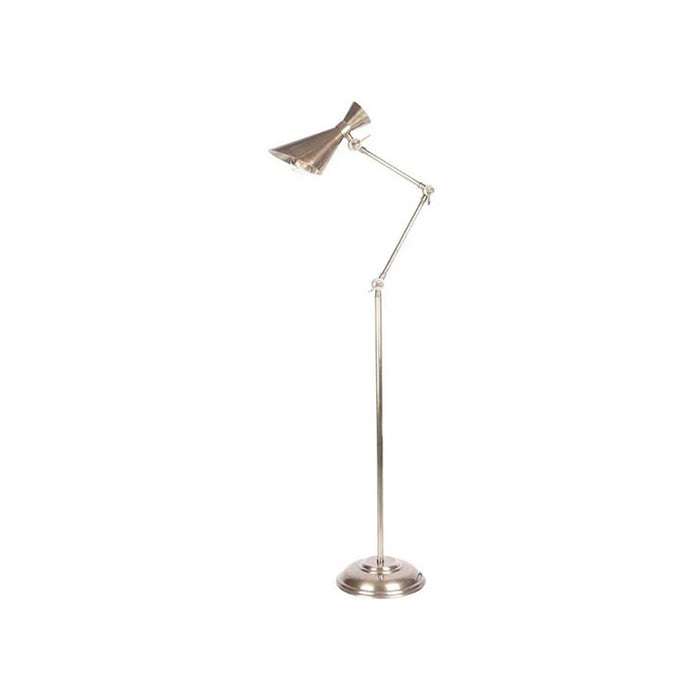 Buy Floor Lamps Australia Grasshopper Floor Lamp Antique Silver Brass - ELPIM52310AS