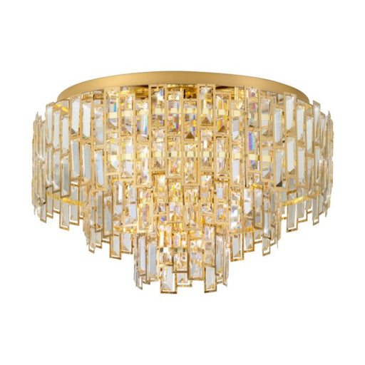 Buy Ceiling Crystals Australia Calmeilles Ceiling Crystal 10 Lights W630mm Brass Steel - 39611