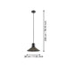 Buy Pendant Lights Australia Abreosa Pendant Light BlacK / Grey - 99511N