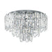Buy Ceiling Crystals Australia Calmeilles 1 Ceiling Crystal 10 Lights W630mm Chrome Steel - 39624