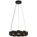 Buy LED Pendants Australia Altagracia LED Pendant 2 Lights Black / Gold Steel 3000K - 390031