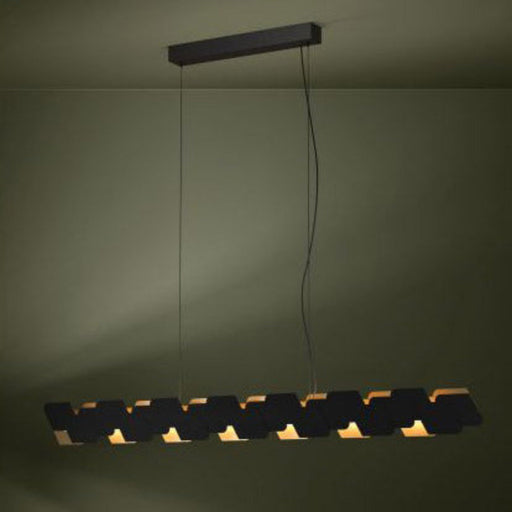 Buy Island Pendant Lights Australia Altagracia LED Island Pendant 4 Lights Steel Black 3000K - 390032
