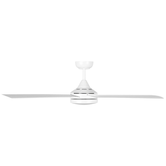 Buy DC Ceiling Fans With Light Australia Stradbroke DC Ceiling Fan 52" With LED Light Matt White - 20491701