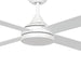 Buy DC Ceiling Fans With Light Australia Stradbroke DC Ceiling Fan 52" With LED Light Matt White - 20491701