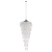 Buy Crystal Pendant Lights Australia Beires Crystal Pendant 12 Lights Chrome Steel Brilliant Glass - 390262