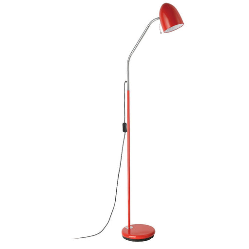 Buy Floor Lamps Australia Lara Floor Lamp 1 Light Red Steel -205579N