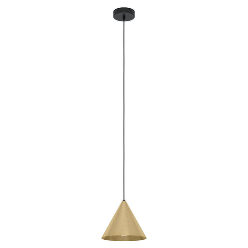 Buy Pendant Lights Australia NARICES Pendent Light Black / Brushed Brass Steel - 99591N