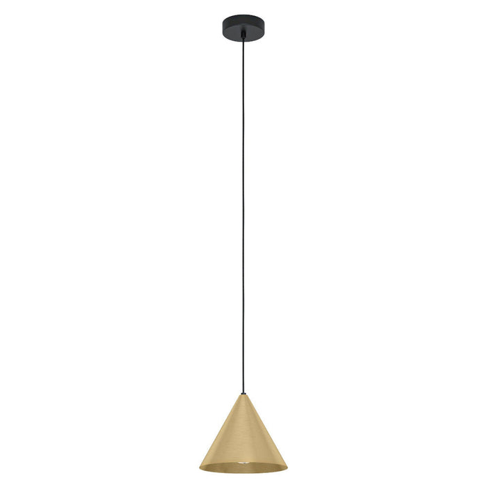 Buy Pendant Lights Australia NARICES Pendent Light Black / Brushed Brass Steel - 99591N