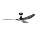 Buy DC Ceiling Fans With Light Australia Surf DC Ceiling Fan 60" Matt Black LED Light Matt Black - 20550202