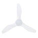 Buy DC Ceiling Fans With Light Australia Surf DC Ceiling Fan 48" Matt White LED Light Matt White - 20549701