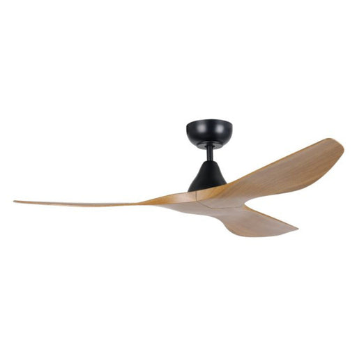 Buy DC Ceiling Fans Australia Surf DC Ceiling Fan 52" Black Burmese Teak ABS Blade - 20549817