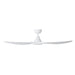Buy DC Ceiling Fans With Light Australia Surf DC Ceiling Fan 52" Matt White LED Light Matt White - 20549901