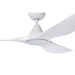 Buy DC Ceiling Fans With Light Australia Surf DC Ceiling Fan 52" Matt White LED Light Matt White - 20549901