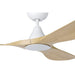 Buy DC Ceiling Fans With Light Australia Surf DC Ceiling Fan 52" Oak LED Light Matt White - 20549916