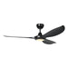 Buy DC Ceiling Fans With Light Australia KURRAWA DC Ceiling Fan 60" Tuneable White LED Light Black - 20618802