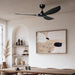 Buy DC Ceiling Fans Australia KURRAWA DC Ceiling Fan 72 '' Black Blade - 20618902
