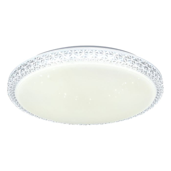 Buy LED Oyster Lights Australia Delilah LED Oyster Light 24W White 3CCT - 205669