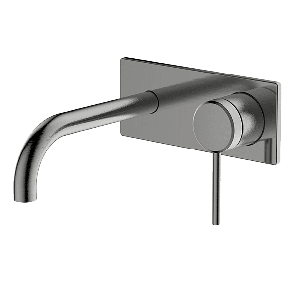 Poco Wall Basin/Bath Set Gunmetal - 6B-WS165-GM