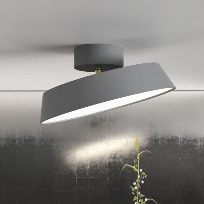 Buy Flush Mount Lights Australia Alba Dim Flush Mount Light White Metal 3000K - 2020556001