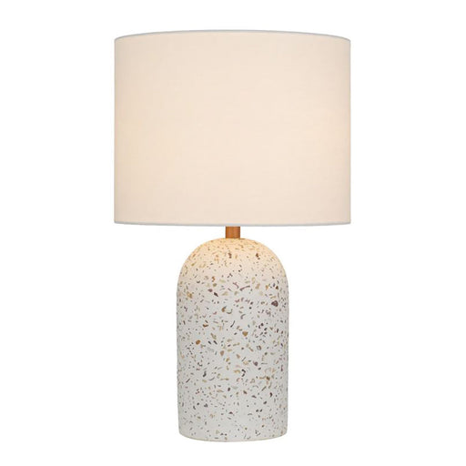 Buy Table Lamps Australia Fevik Table Lamp W300mm White Terrazzo - FEVIK TLM-WHTRIV