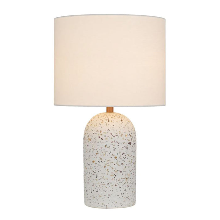 Buy Table Lamps Australia Fevik Table Lamp W300mm White Terrazzo - FEVIK TLM-WHTRIV