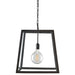 Buy Pendant Lights Australia Theo Pendant Light Black Iron / Glass - ELHK2126M