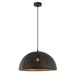 Buy Pendant Lights Australia MARRAKESH Dome Pendant Light Black / Gold - MARRAKESH03A