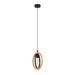 Buy Pendant Lights Australia BASILDON Pendant Light Black / Brown Steel - 43461N